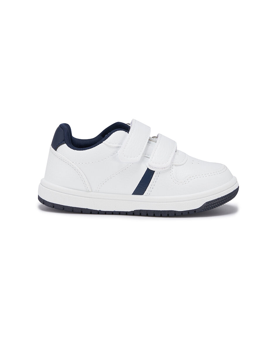 Zapatilla infantil (22 a 27) b&aacute;sica azul
