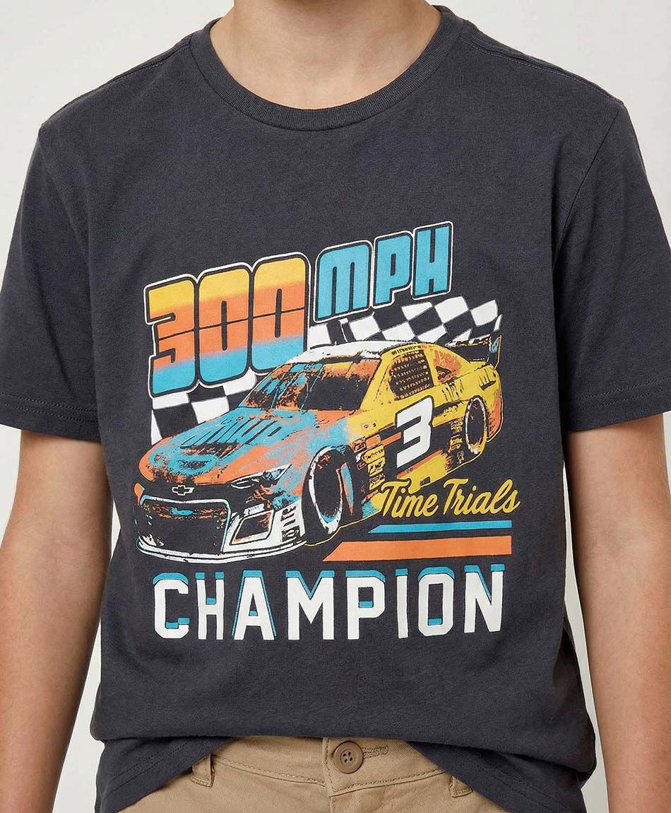 Polera ni&ntilde;o auto de carrera