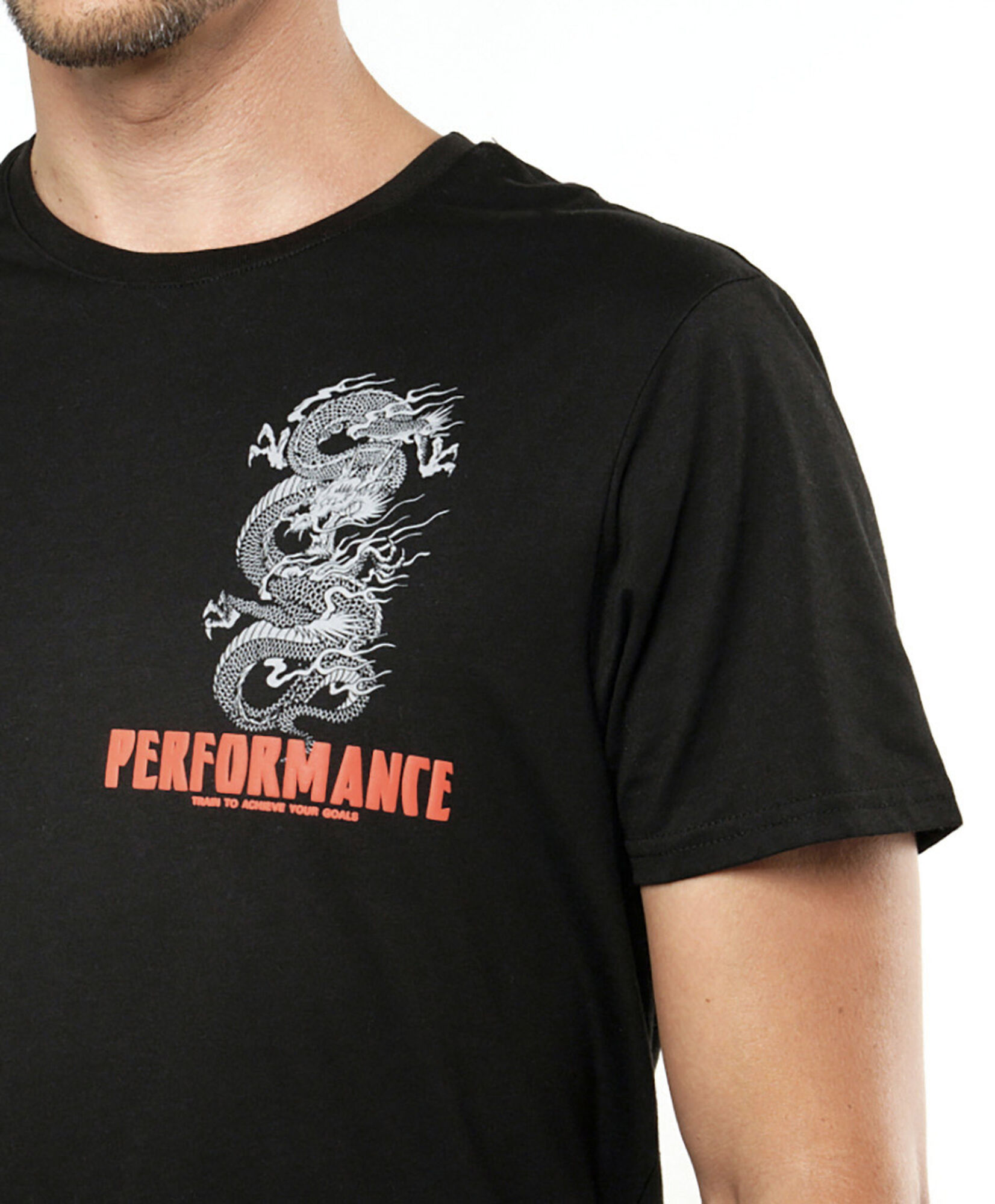 Polera deportiva hombre print dragón Polera deportiva hombre print dragón