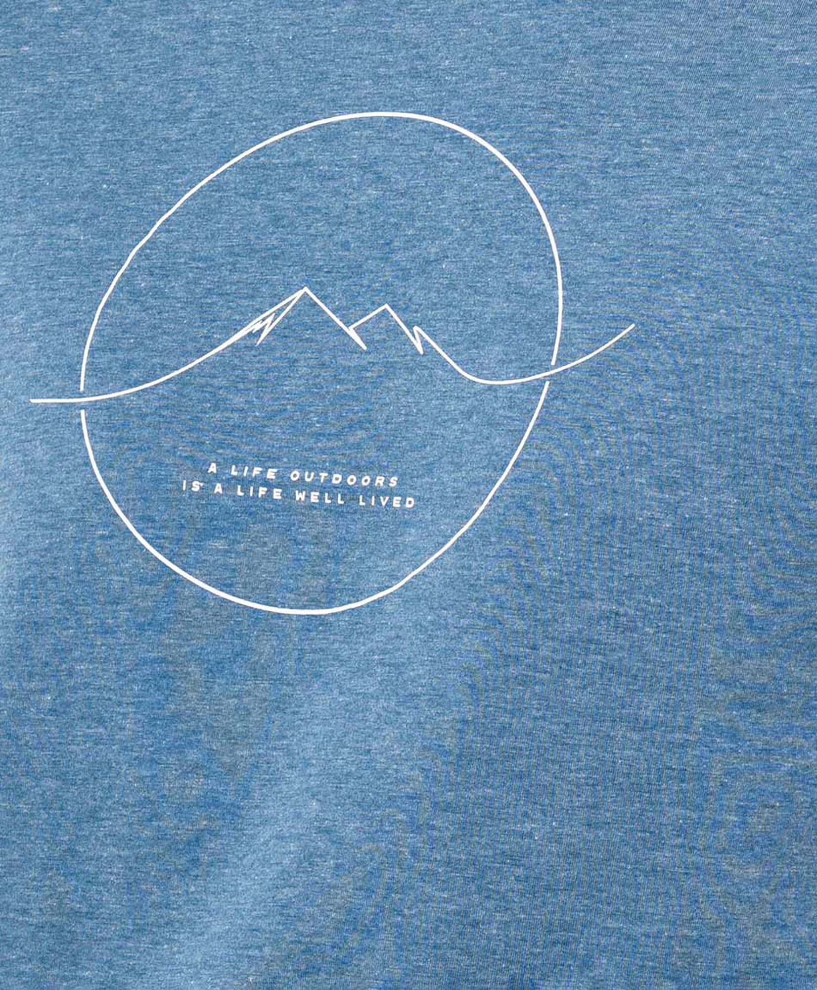 Polera deportiva hombre línea montaña Polera deportiva hombre línea montaña
