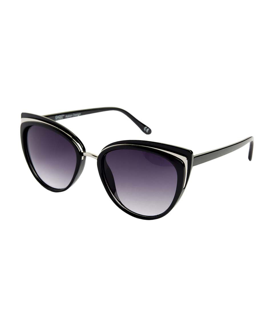 Lentes detalle plateado con protecci&oacute;n uv