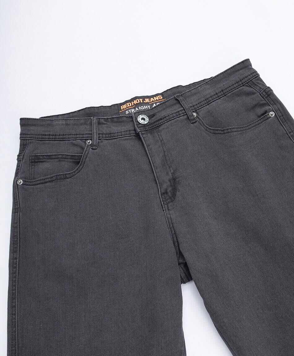 Jeans hombre gris straight