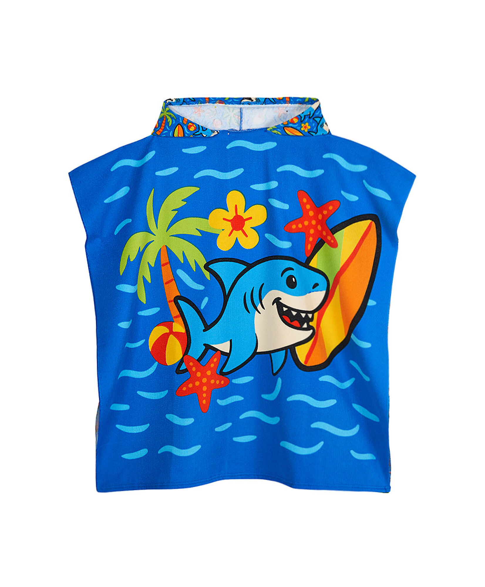 Poncho niño baño tiburón Poncho niño baño tiburón