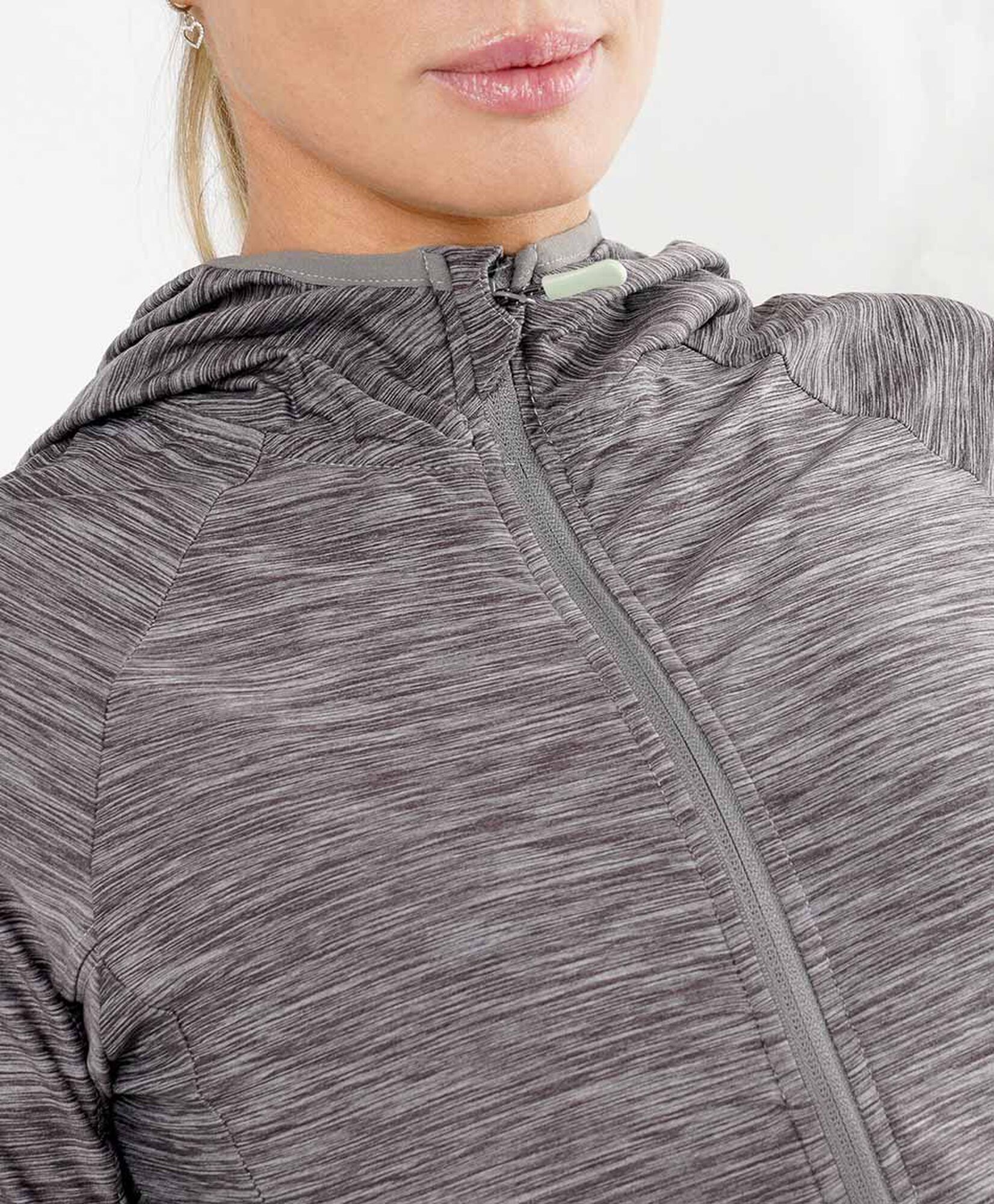 Polerón deportivo mujer melange Polerón deportivo mujer melange