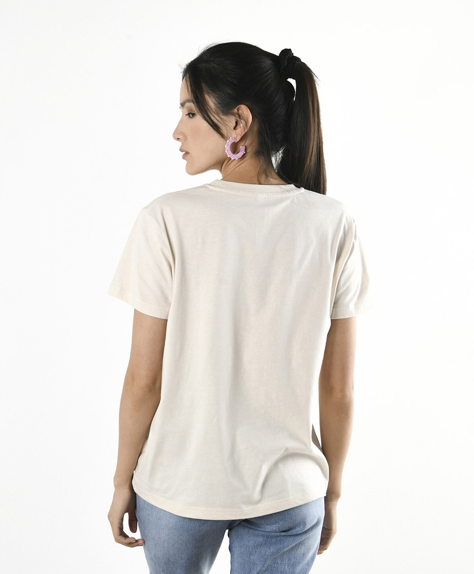 Polera mujer print pink Polera mujer print pink