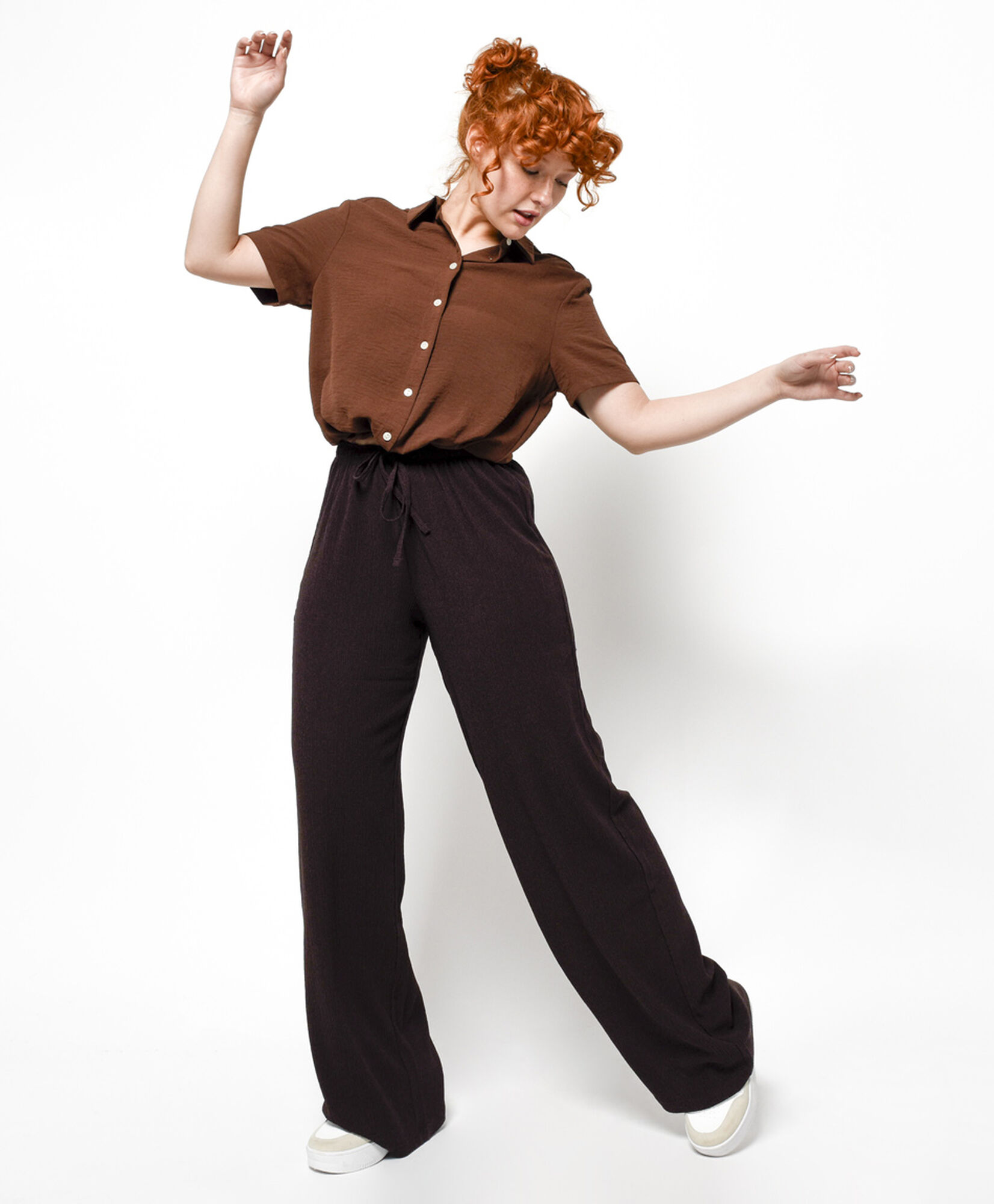 Pantalón mujer lazo wide Pantalón mujer lazo wide