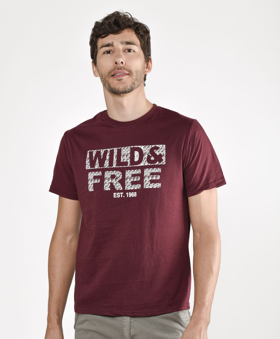 Polera manga corta cuello redondo