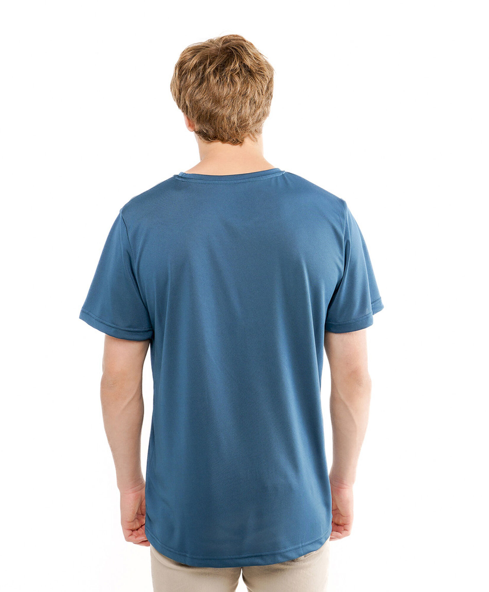 Polera hombre dry fit turquesa Polera hombre dry fit turquesa