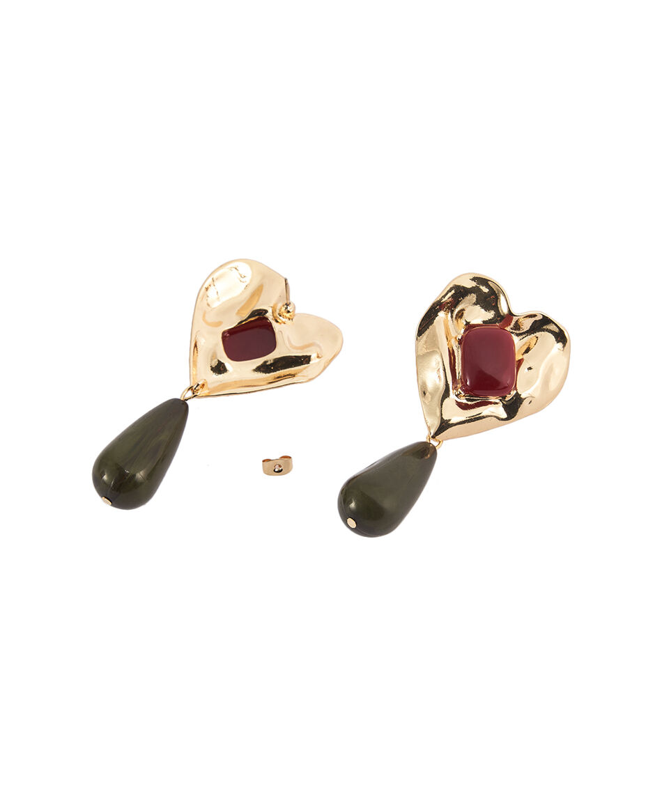 Aros mujer colgante green