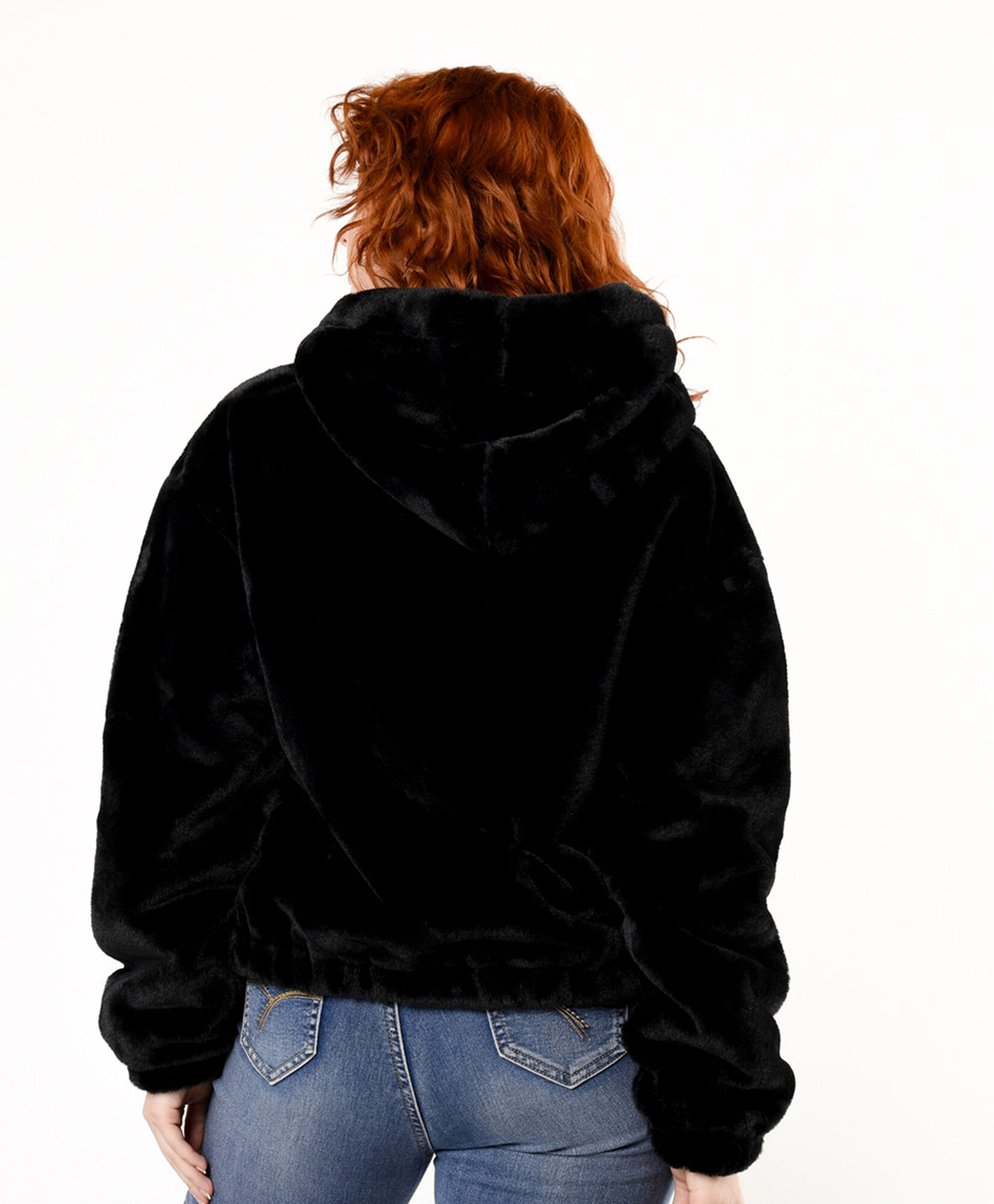 Chaqueta mujer pelitos negra Chaqueta mujer pelitos negra