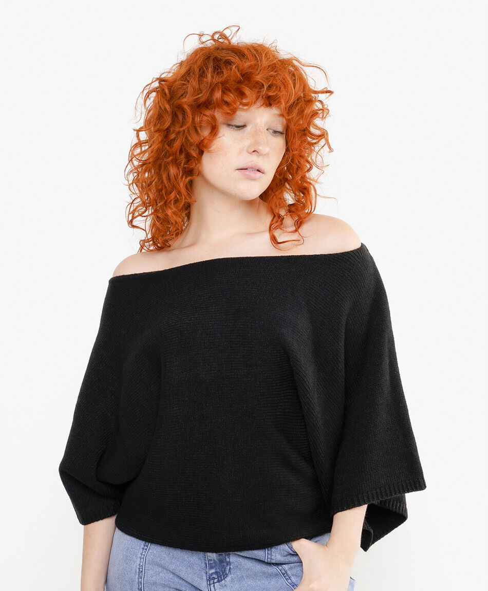 Sweater mujer tejido horizontal