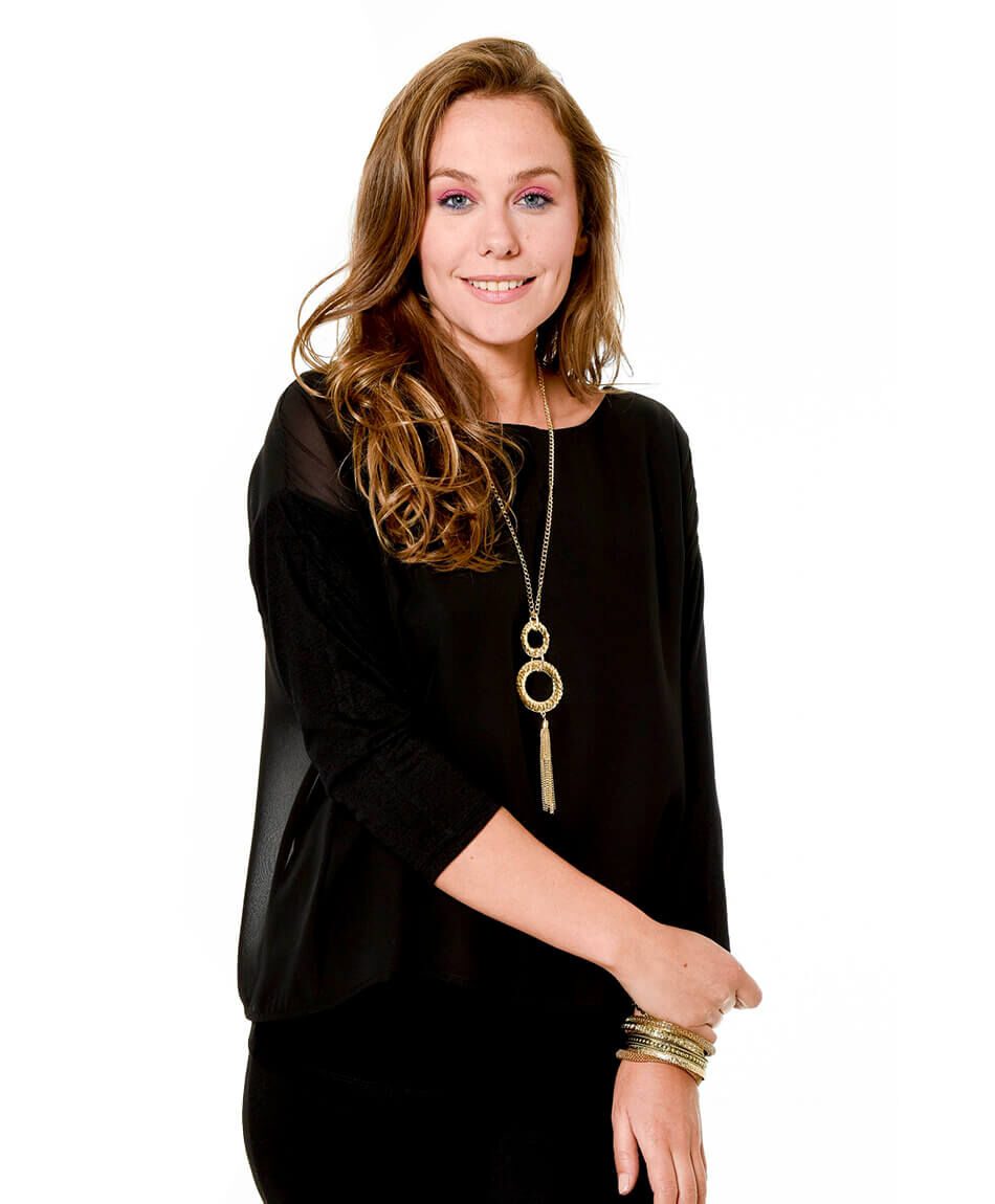Polera chiffon