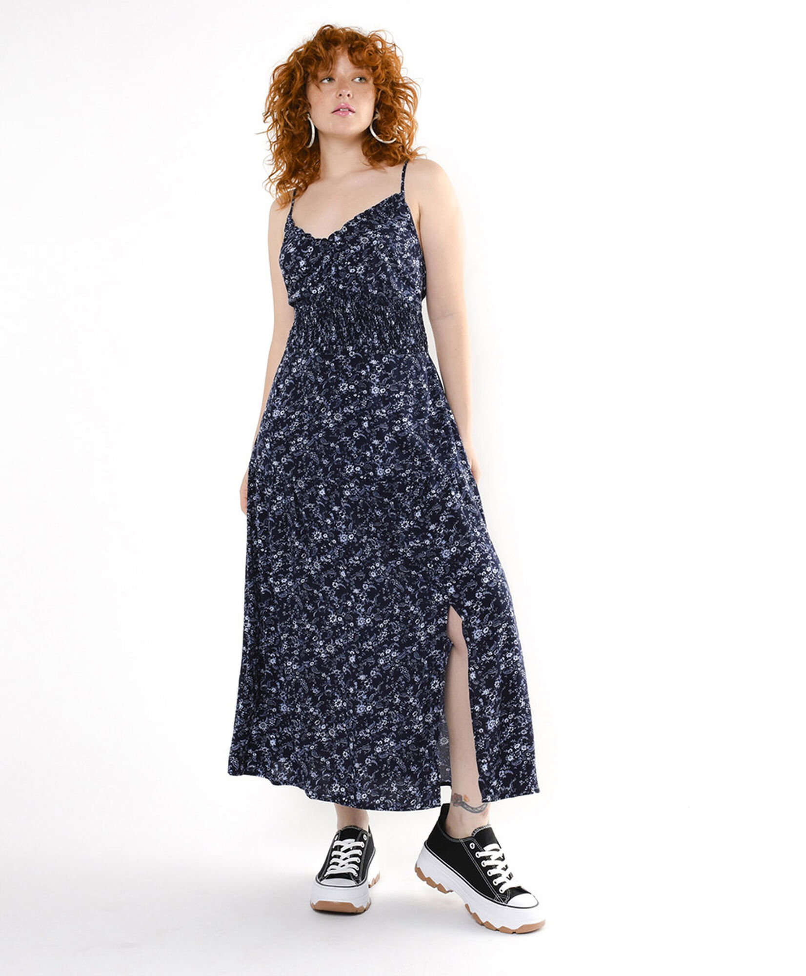 Vestido mujer floreado detalle espalda Vestido mujer floreado detalle espalda