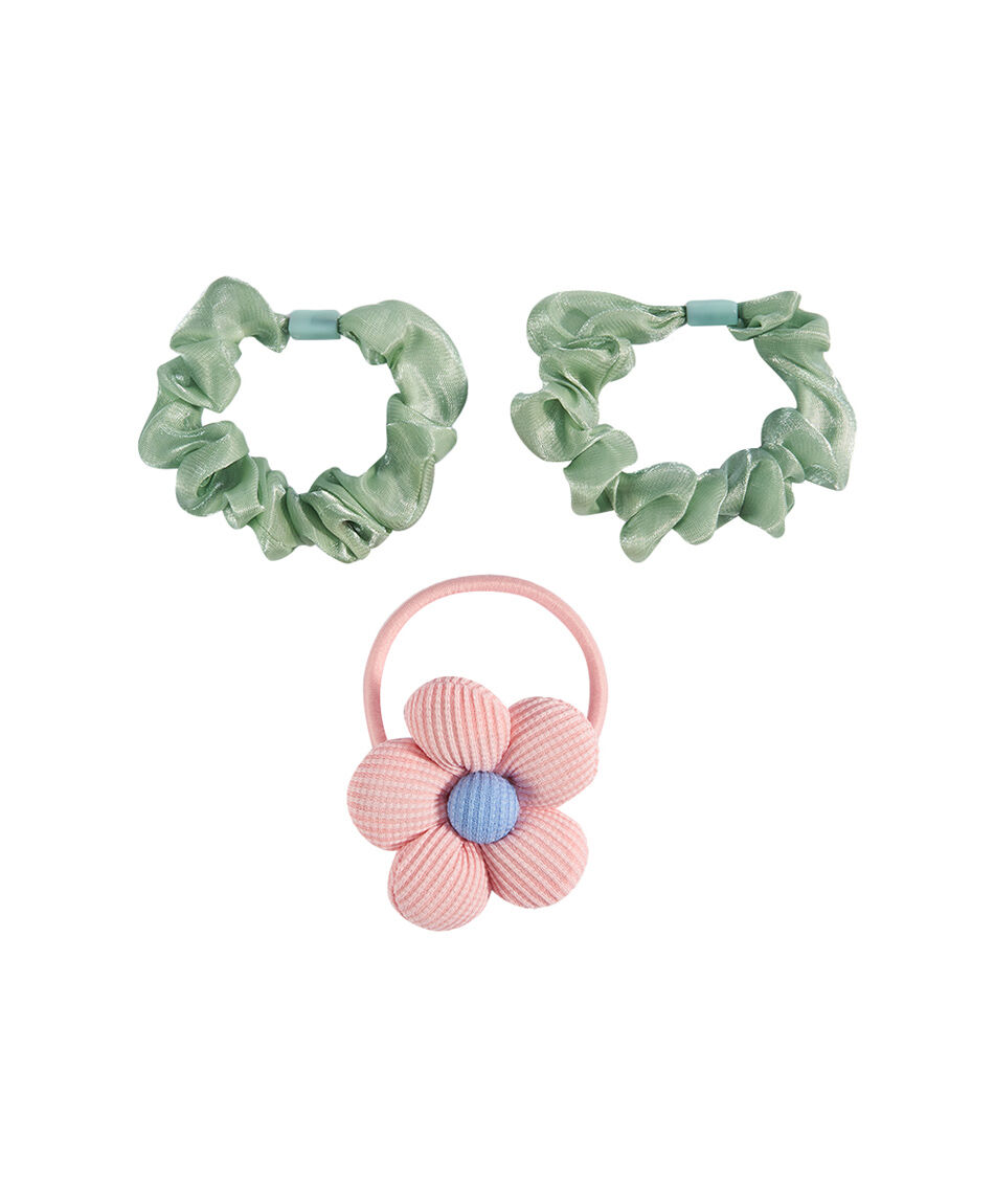 Set 3 colet infantil flor