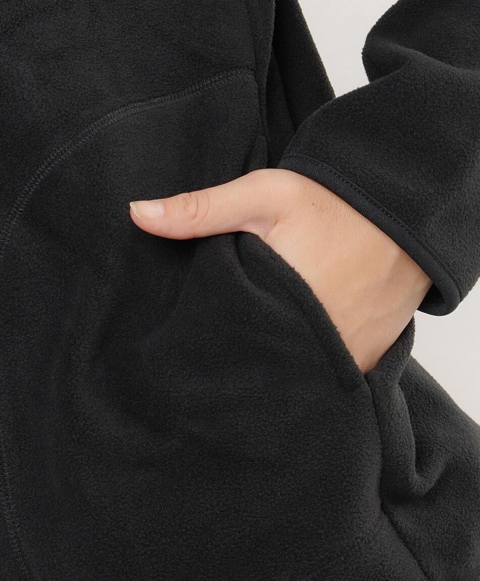 Polar mujer cardigan bols negro