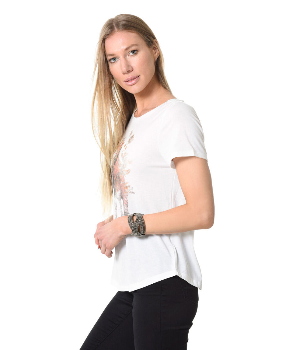Polera estampado elefante