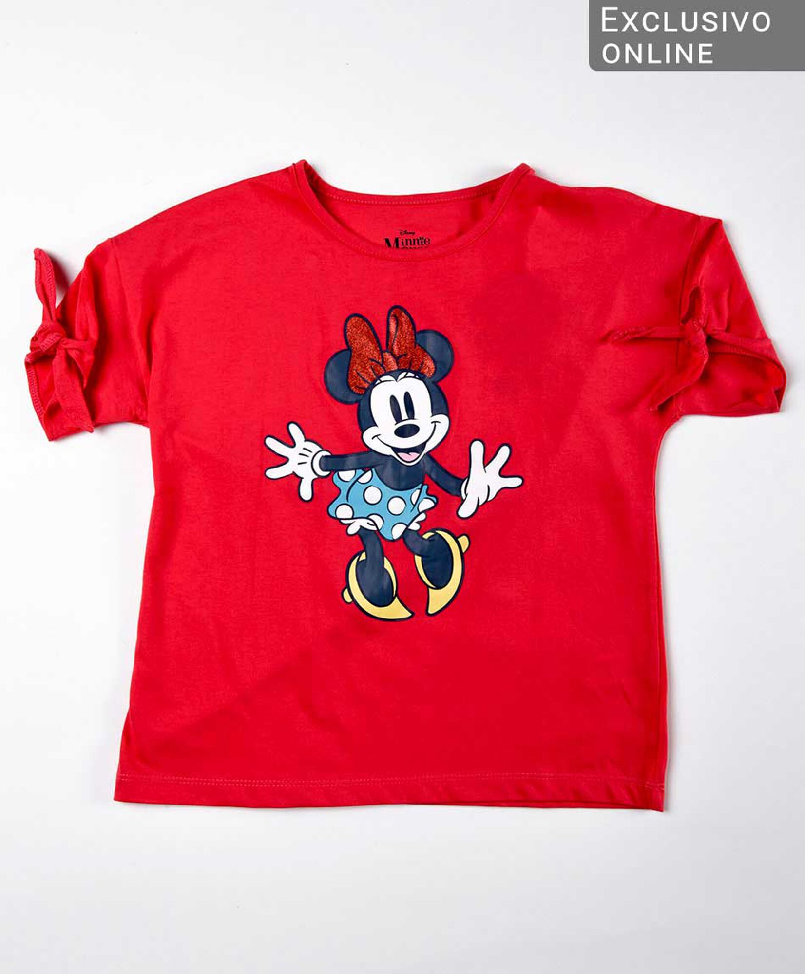 Polera niña minnie mouse nudos Polera niña minnie mouse nudos