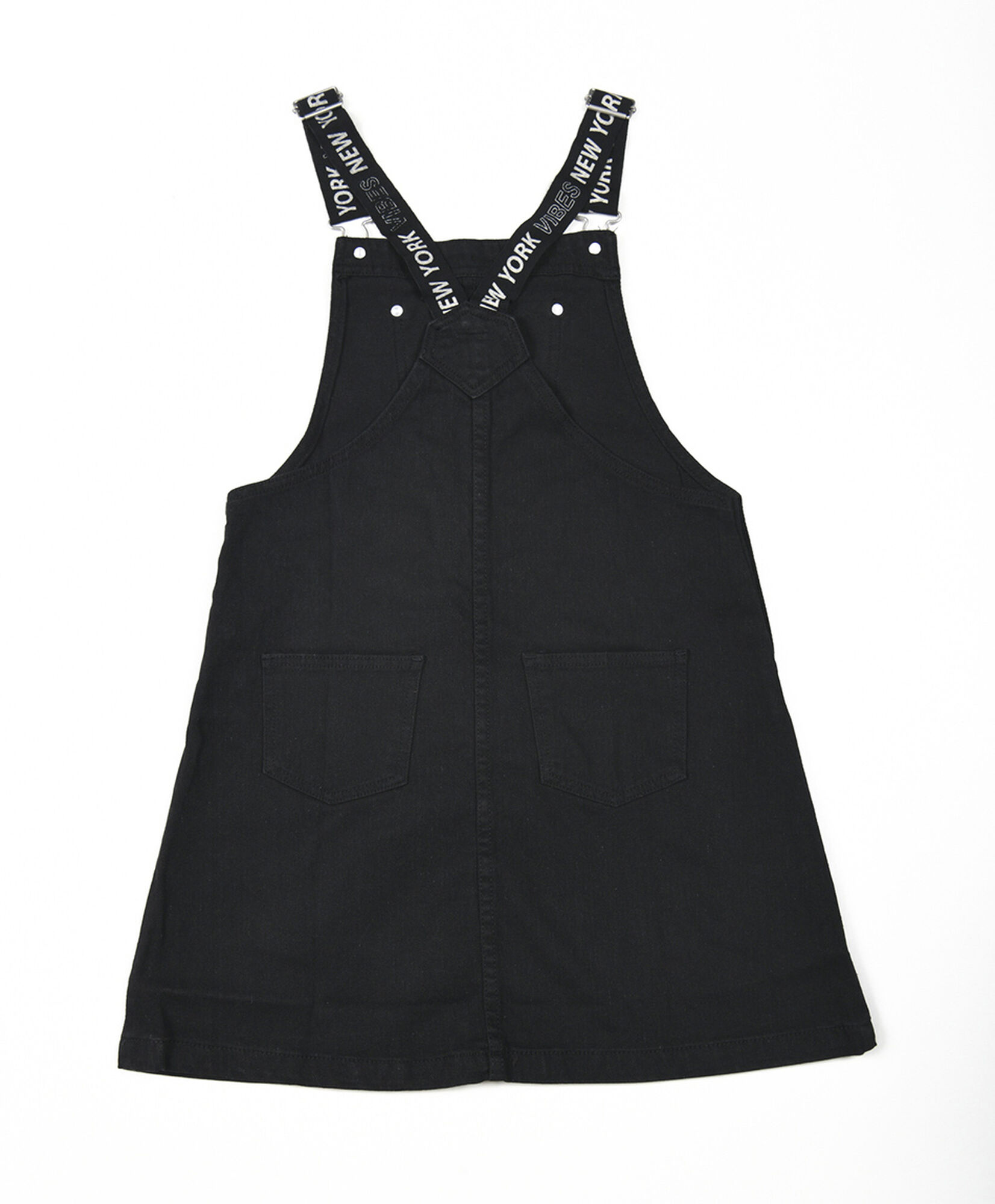 Vestido niña denim negro Vestido niña denim negro
