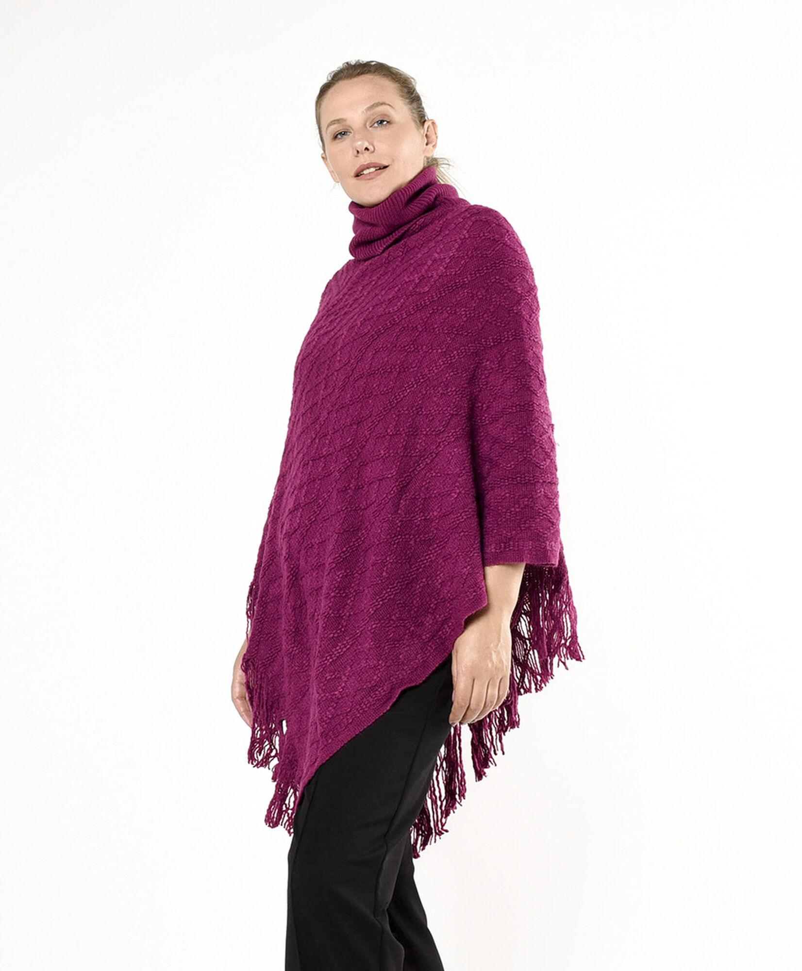 Poncho mujer trenzas Poncho mujer trenzas