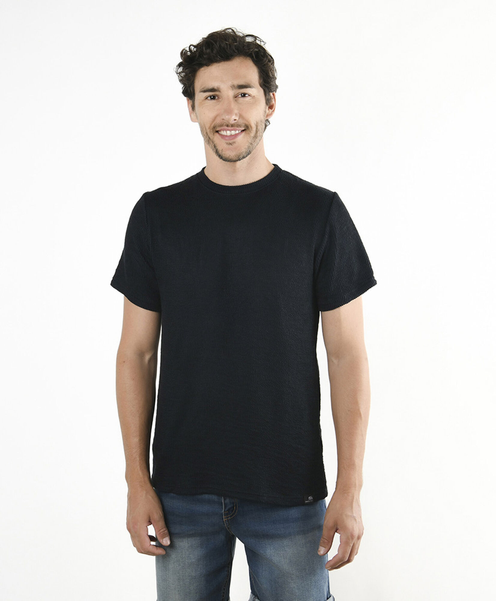 Polera hombre lisa básica Polera hombre lisa básica