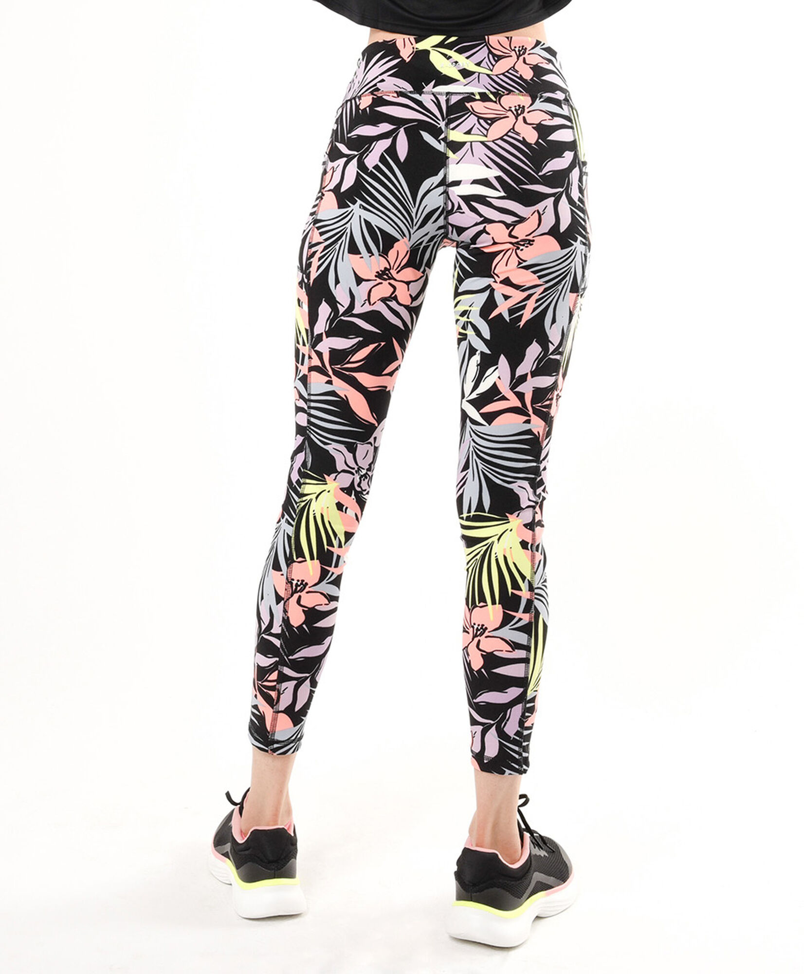 Calza deportiva mujer floreada Calza deportiva mujer floreada