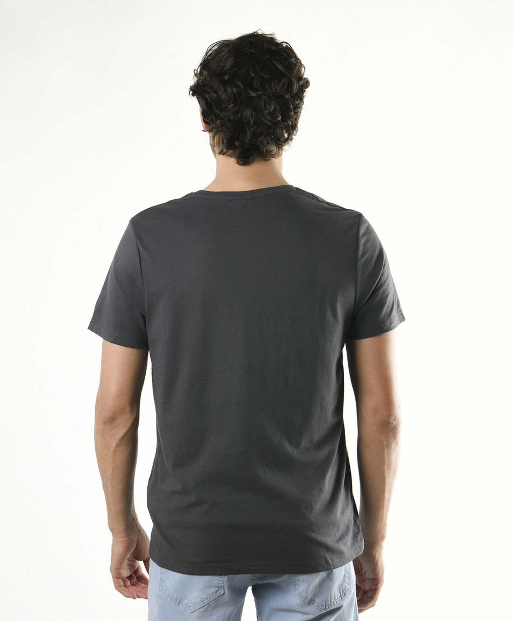 Polera hombre estampada montaña Polera hombre estampada montaña
