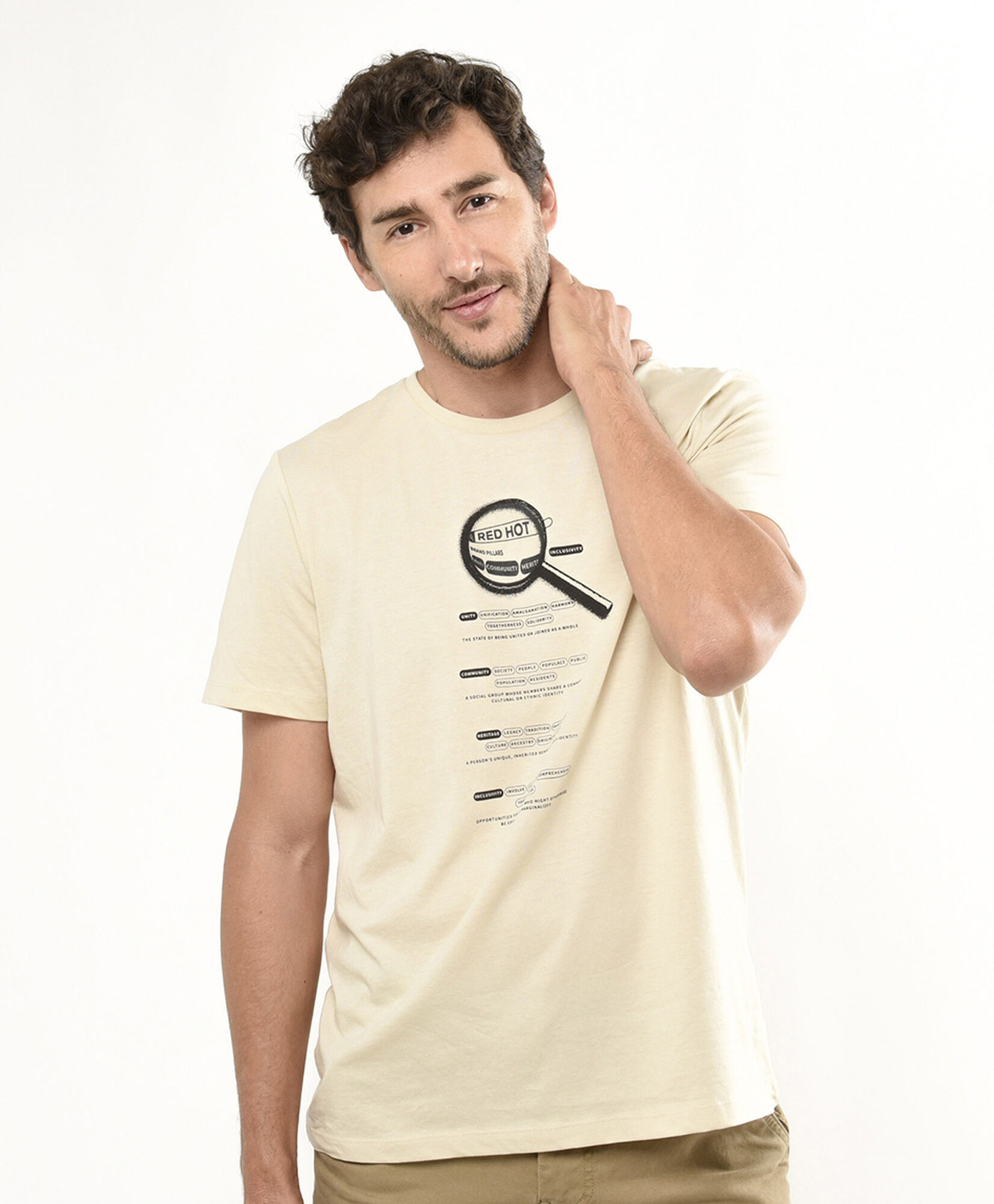 Polera hombre lupa Polera hombre lupa