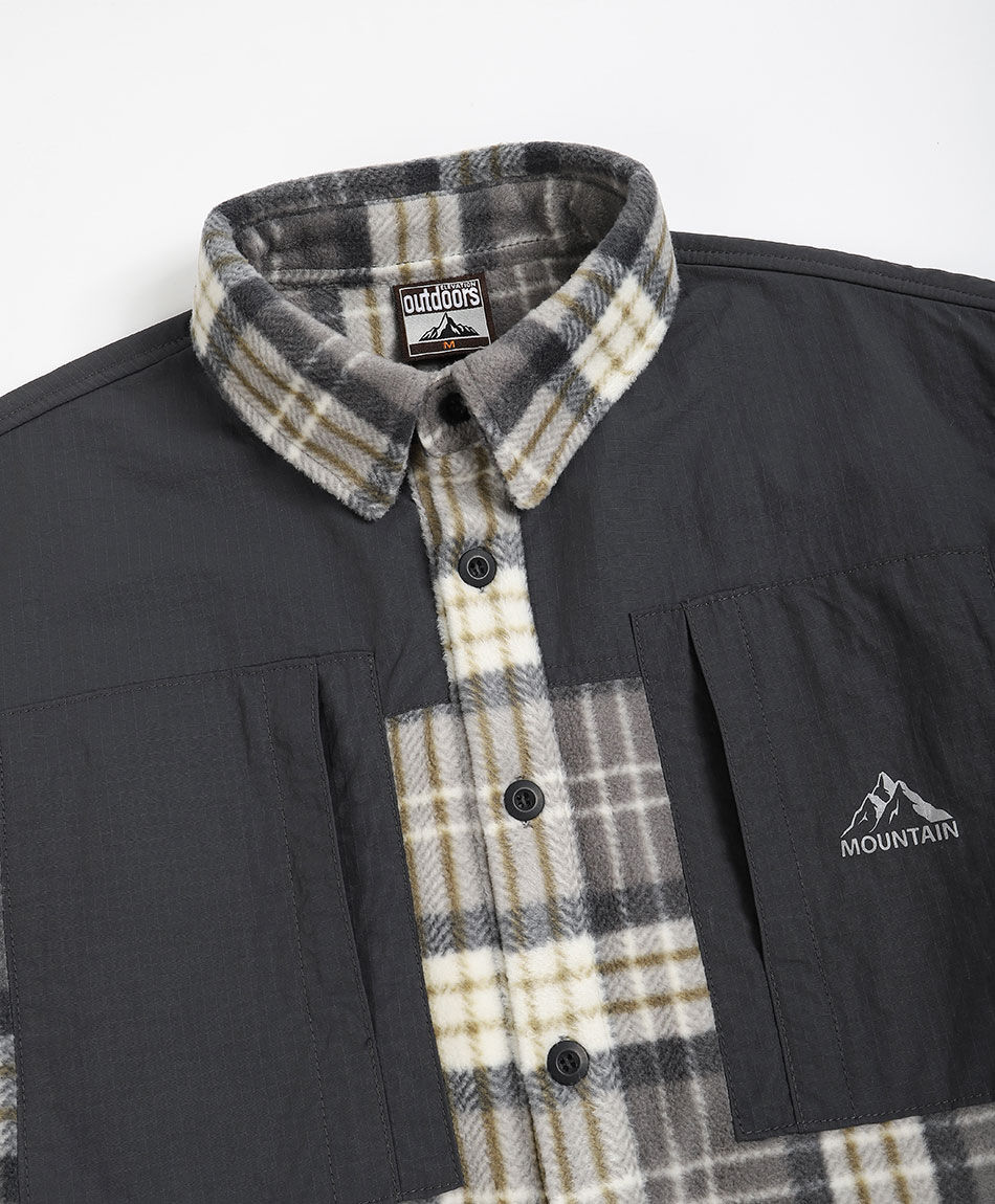 Chaqueta hombre franela escoses