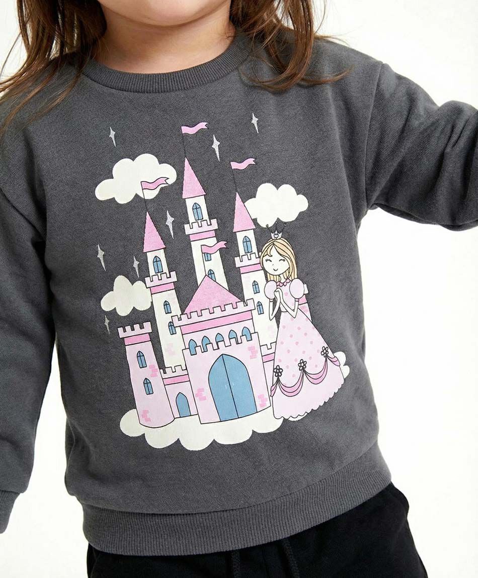 Set buzo beb&eacute; princesa