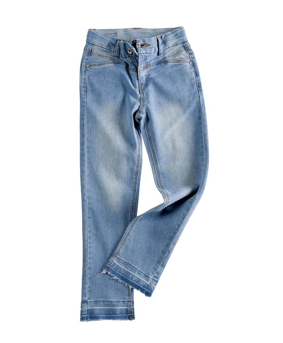 Jeans ni&ntilde;a desgastado