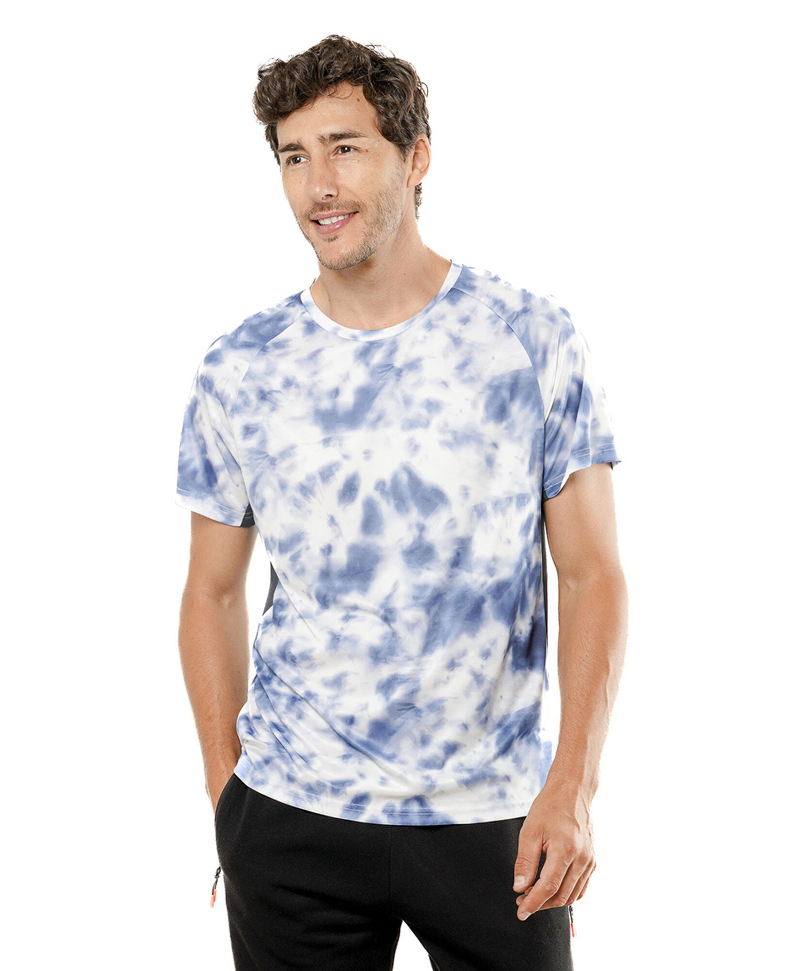Polera deportiva hombre tie dye Polera deportiva hombre tie dye