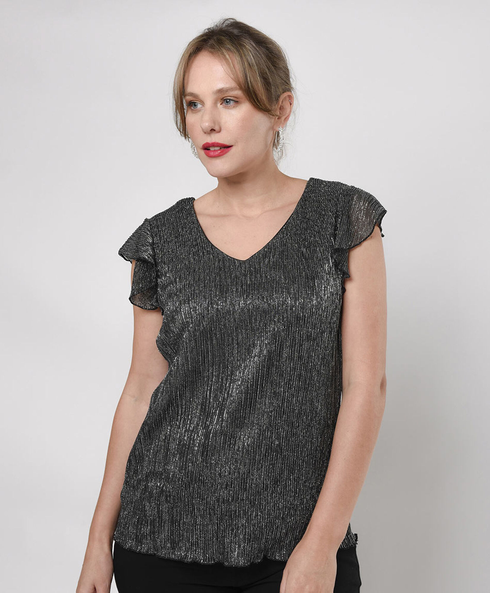 Polera mujer metalizada Polera mujer metalizada