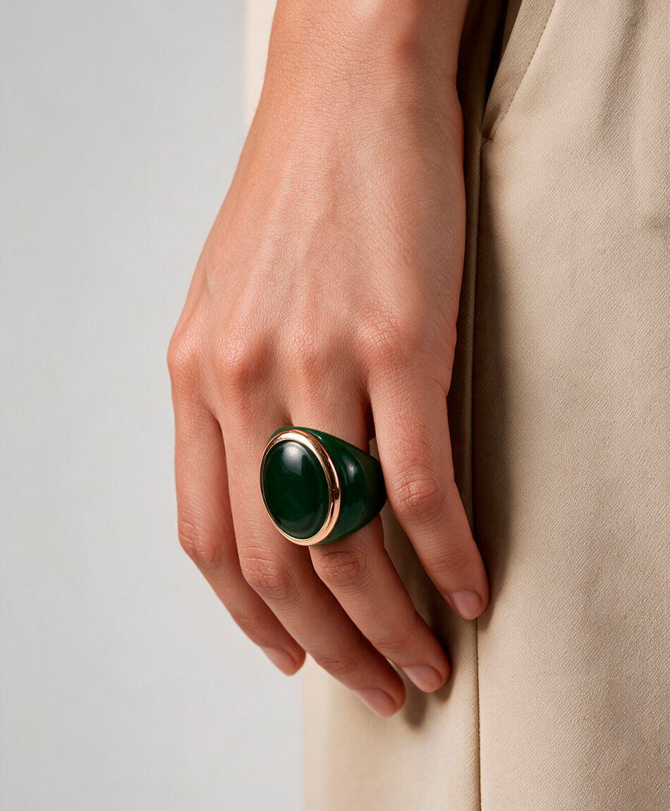 Anillo mujer verde