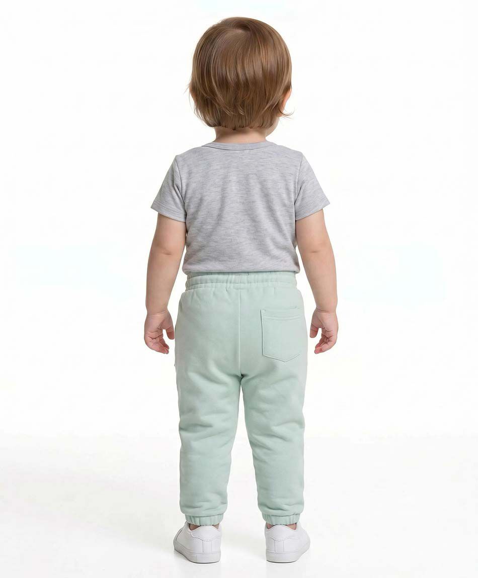 Pantal&oacute;n buzo beb&eacute; bolsillos vuelitos
