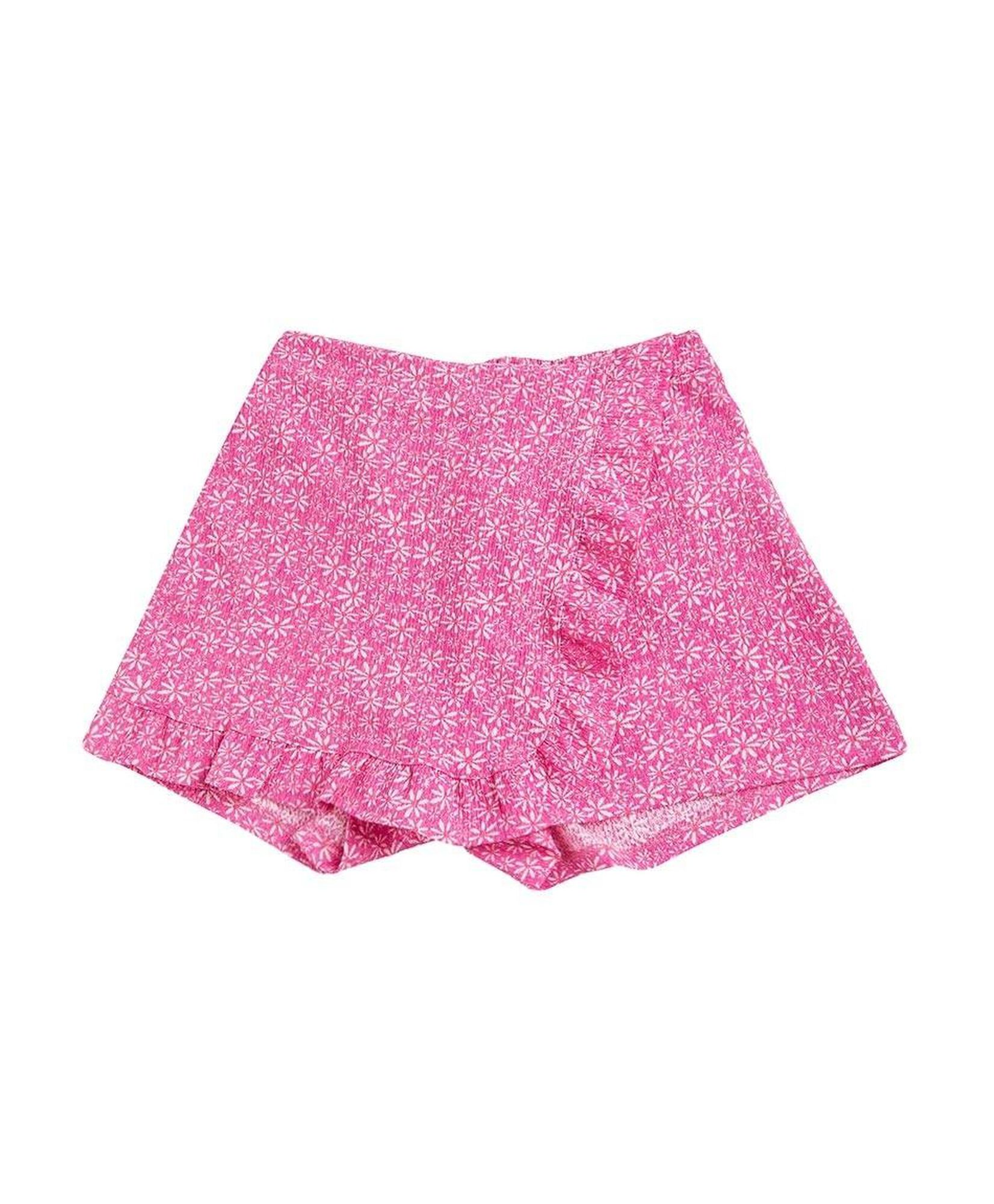 Short niña falda florcitas Short niña falda florcitas