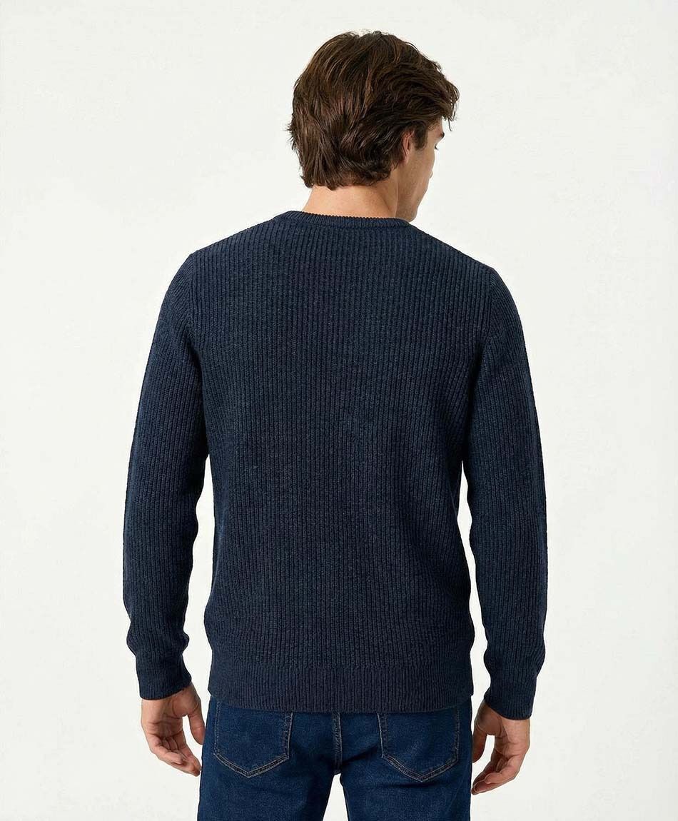 Sweater hombre acanalado