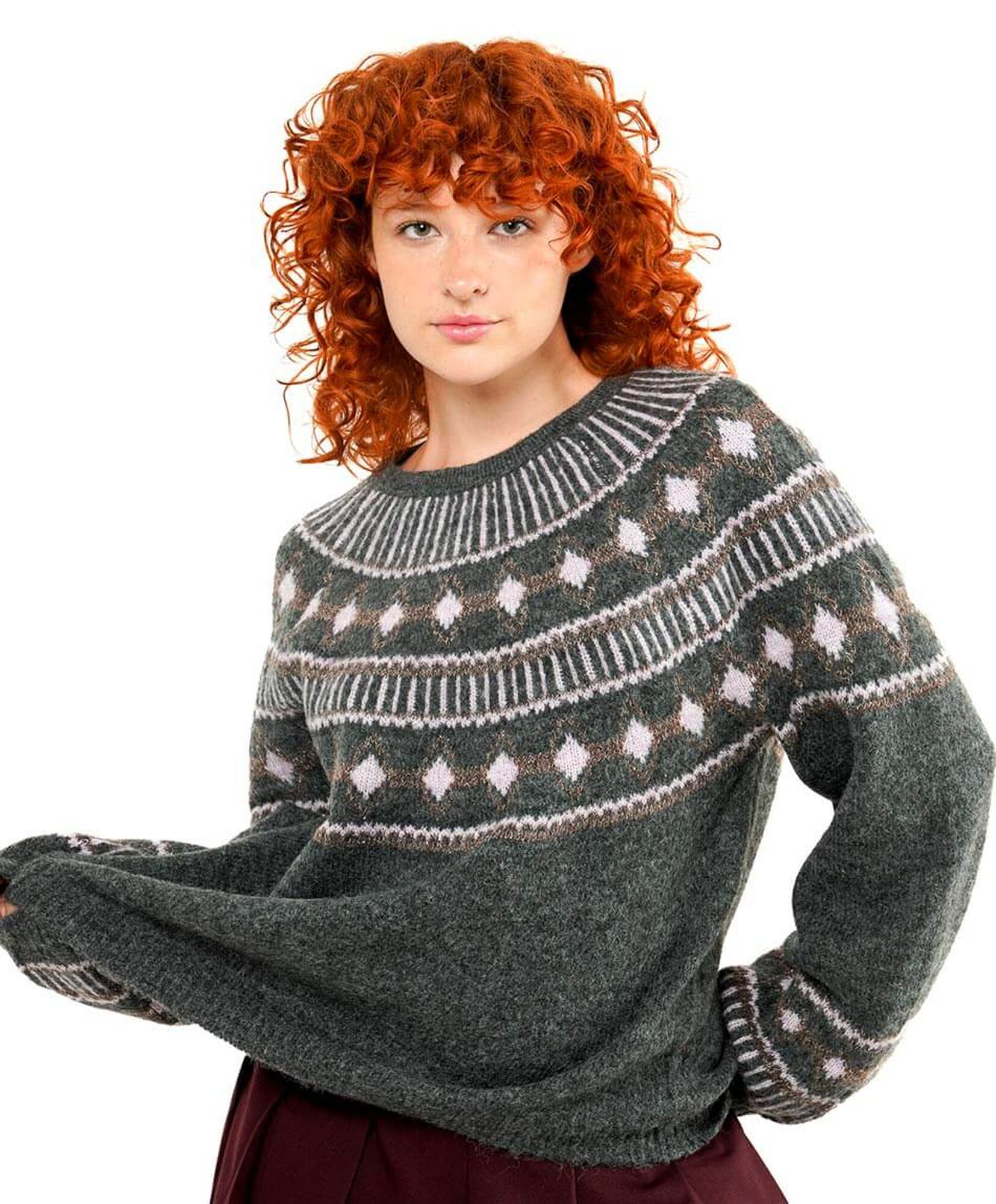 Sweater mujer nordic lurex Sweater mujer nordic lurex