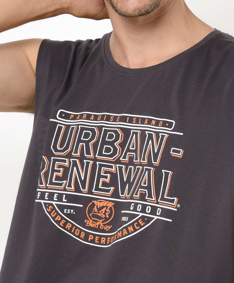 Polera hombre urban sin mangas