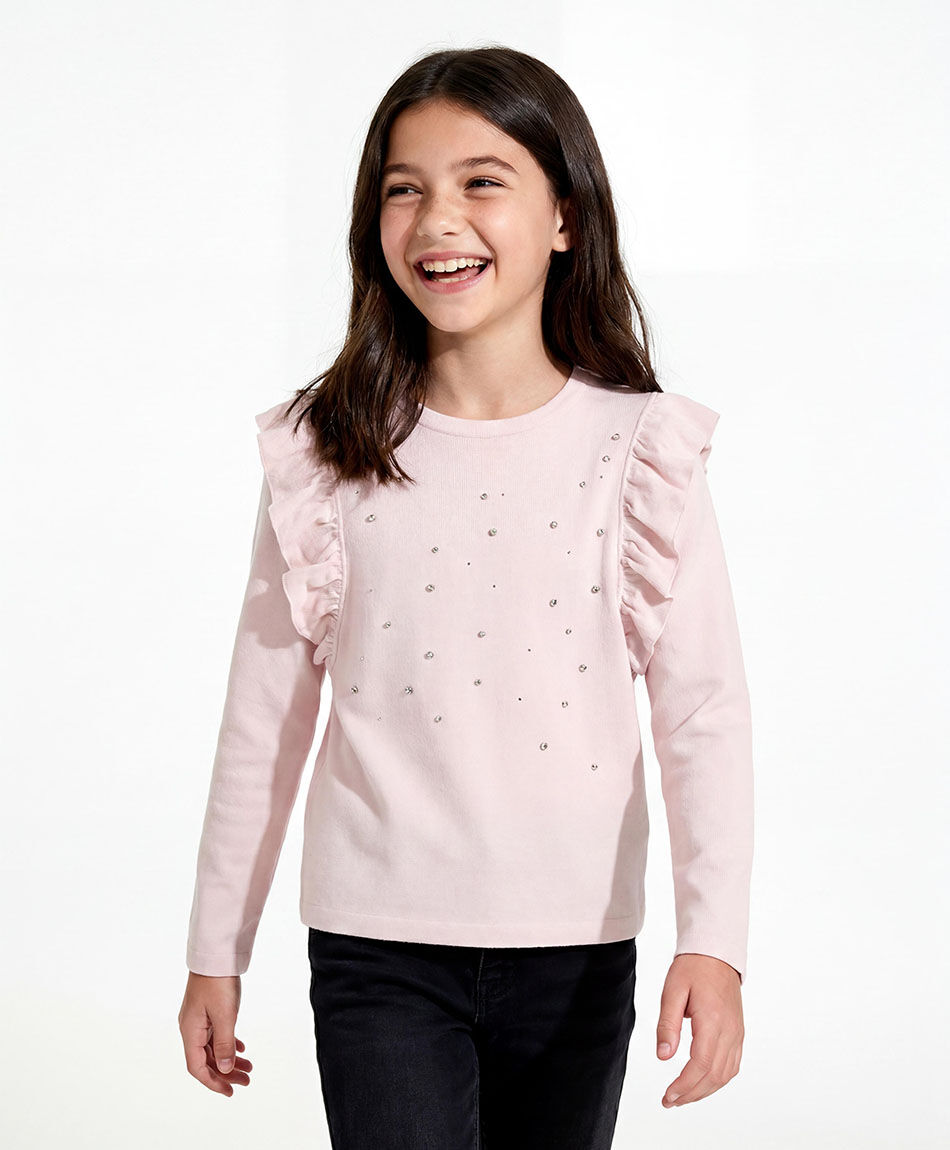 Polera ni&ntilde;a manga larga moda