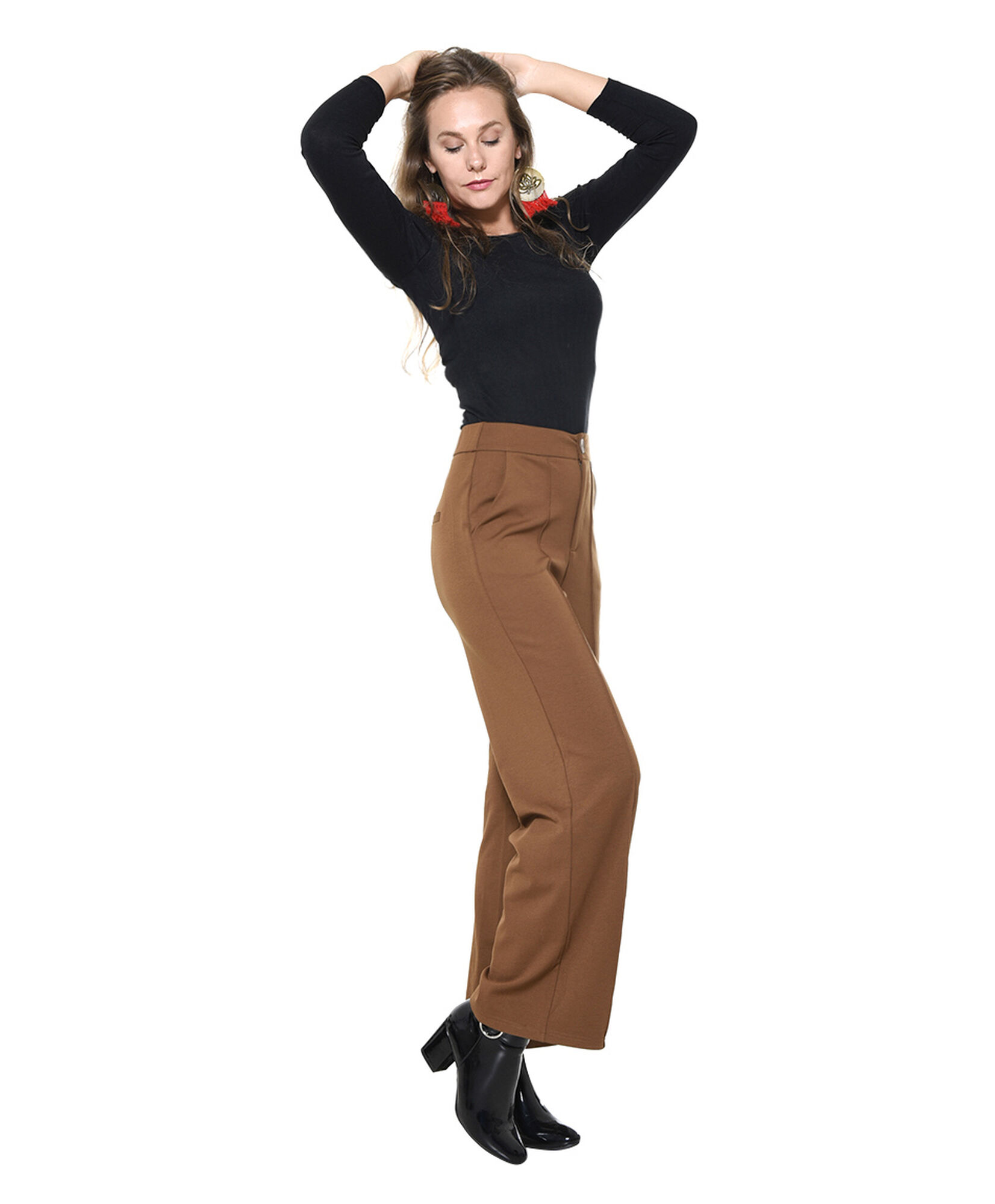 Pantalon ancho alforza Pantalon ancho alforza