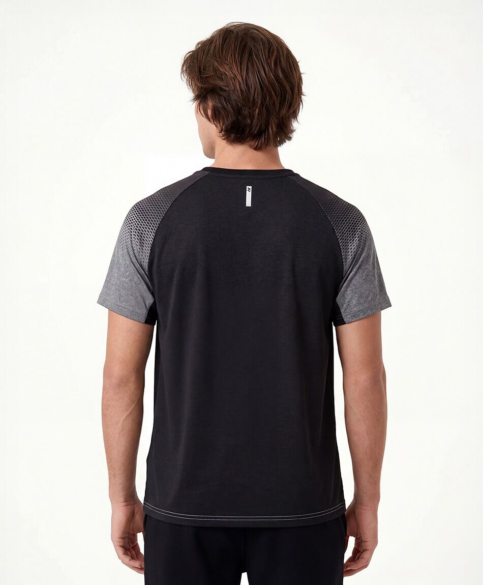 Polera deportiva hombre melange degrad&eacute;