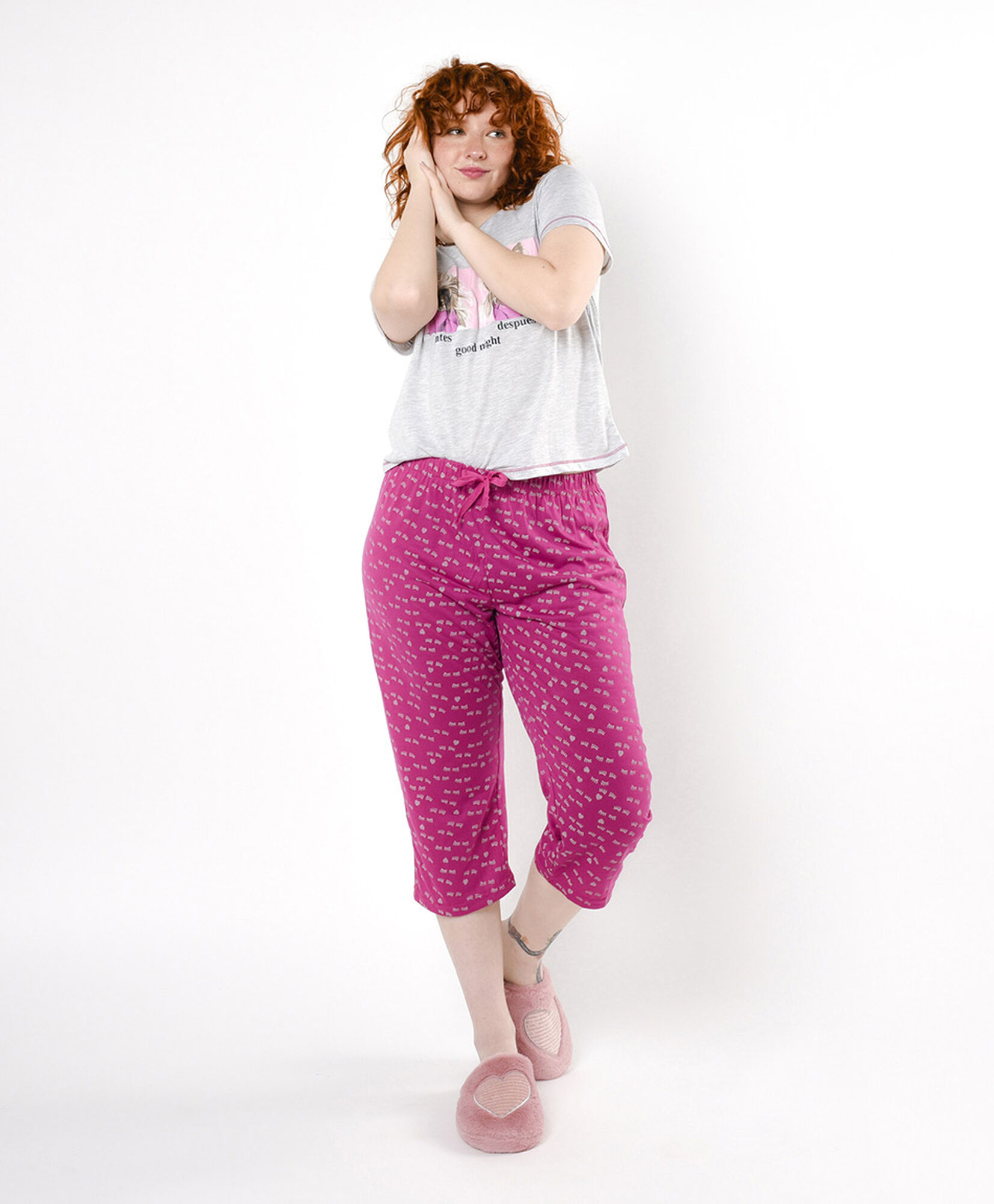 Pijama mujer perrito capri Pijama mujer perrito capri