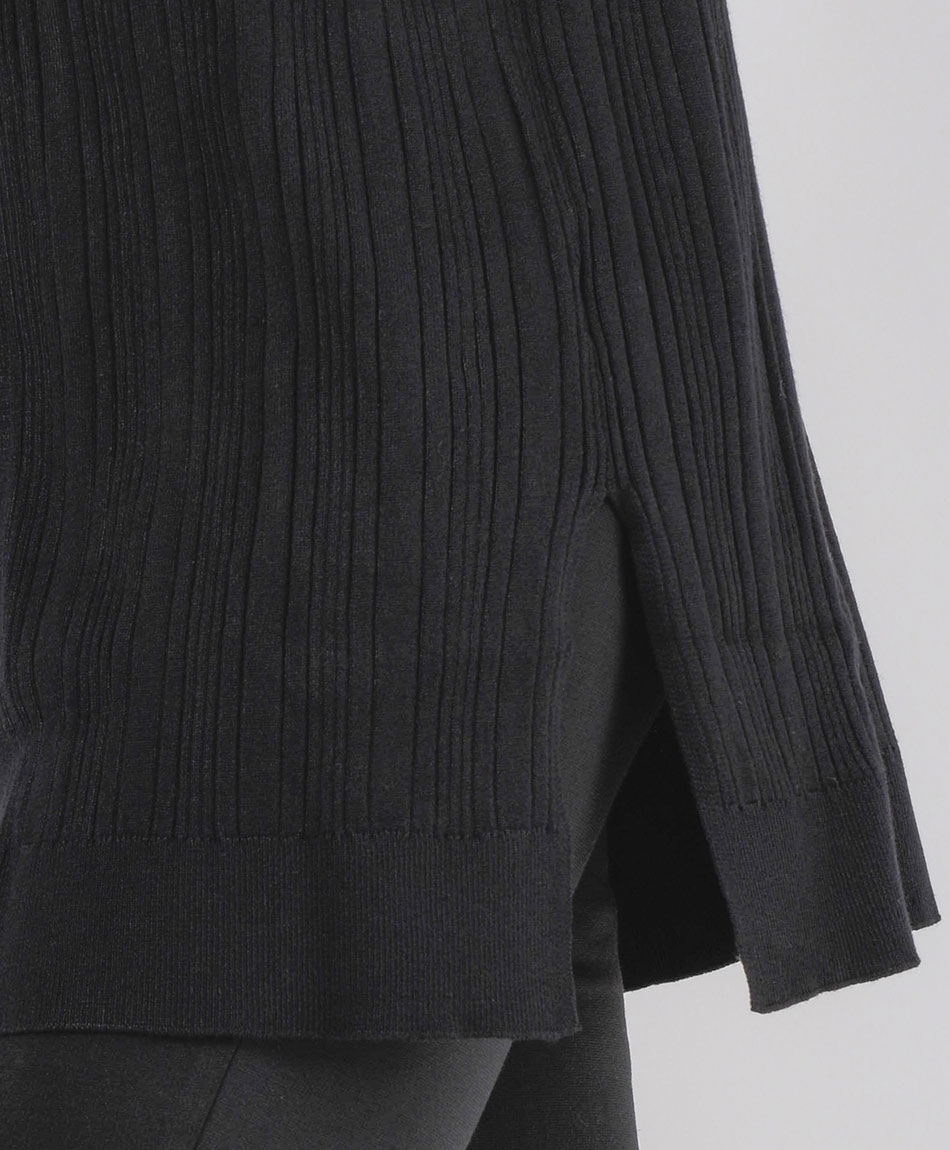 Cardigan mujer acanalado