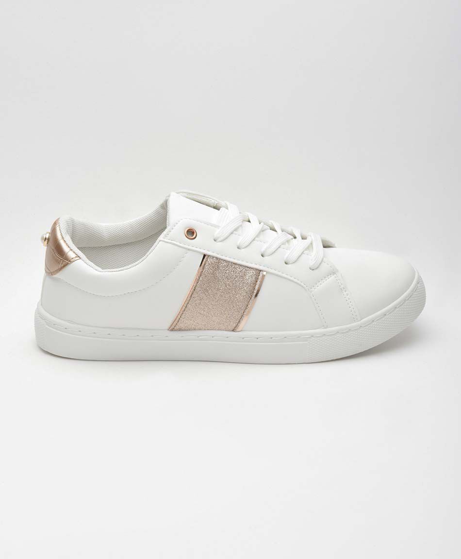 Zapatilla mujer escarcha lateral