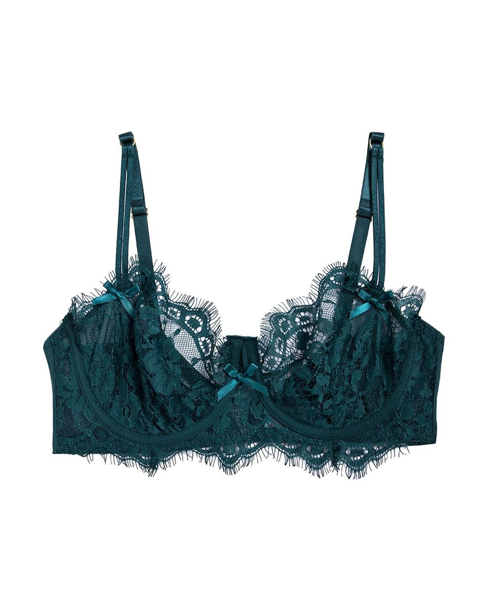 Sost&eacute;n mujer encajes sat&iacute;n