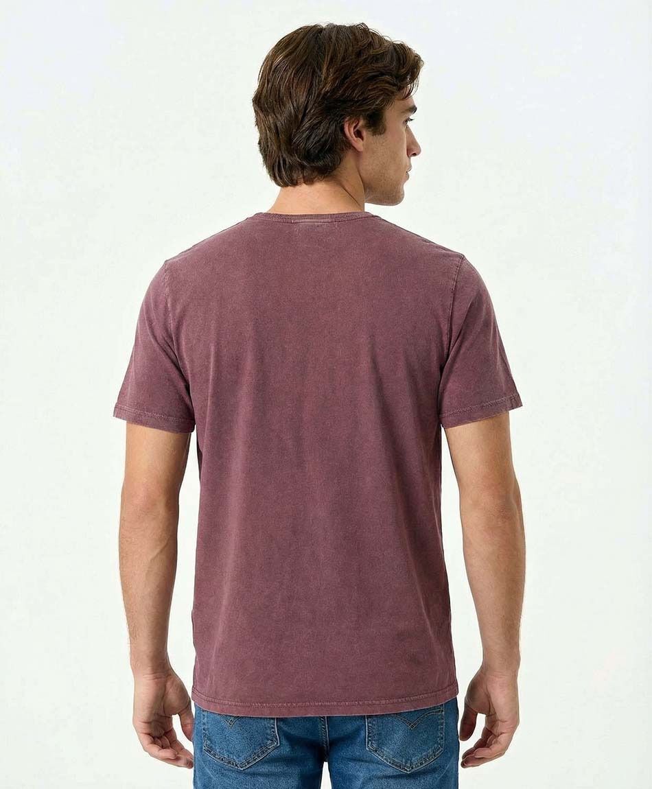 Polera hombre mini print