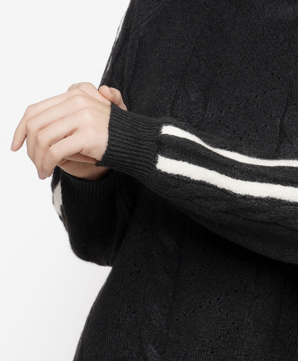 Sweater mujer doble l&iacute;nea lateral