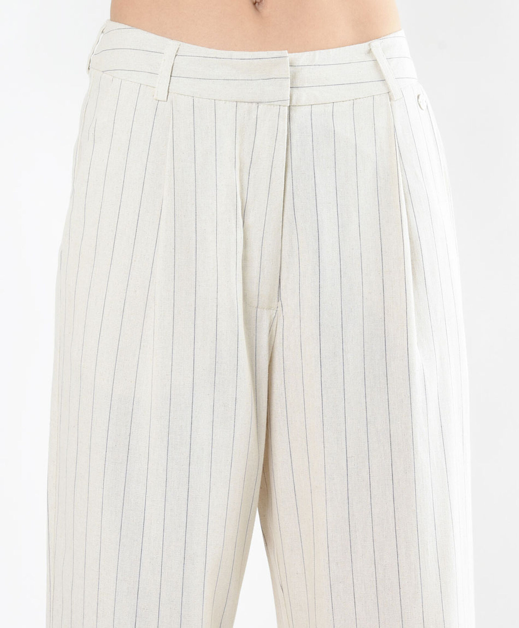 Pantalón mujer líneas wide Pantalón mujer líneas wide