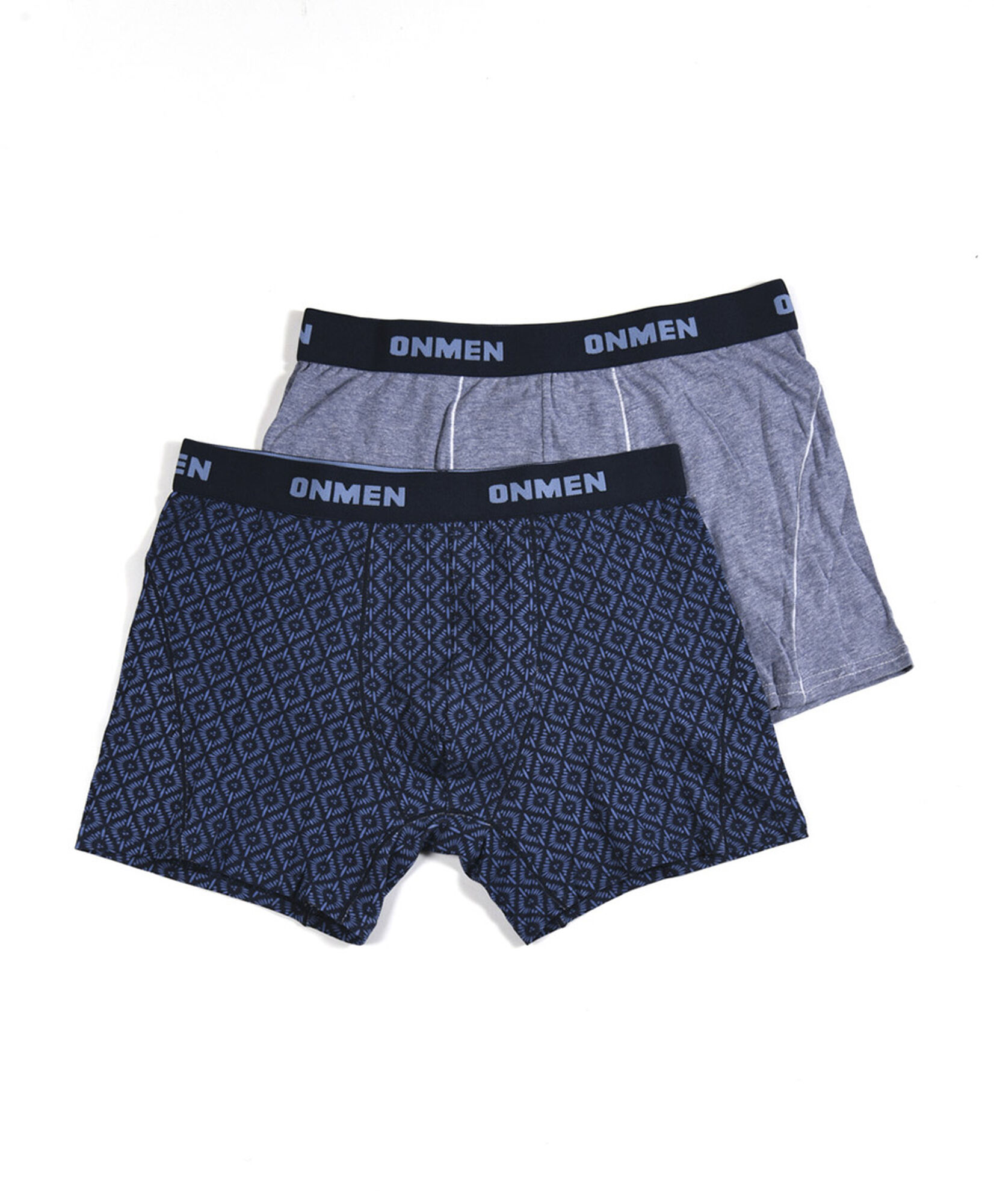 Pack 2 boxer hombre liso y print Pack 2 boxer hombre liso y print