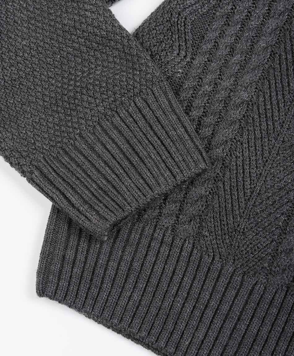 Sweater hombre jacquard lineal